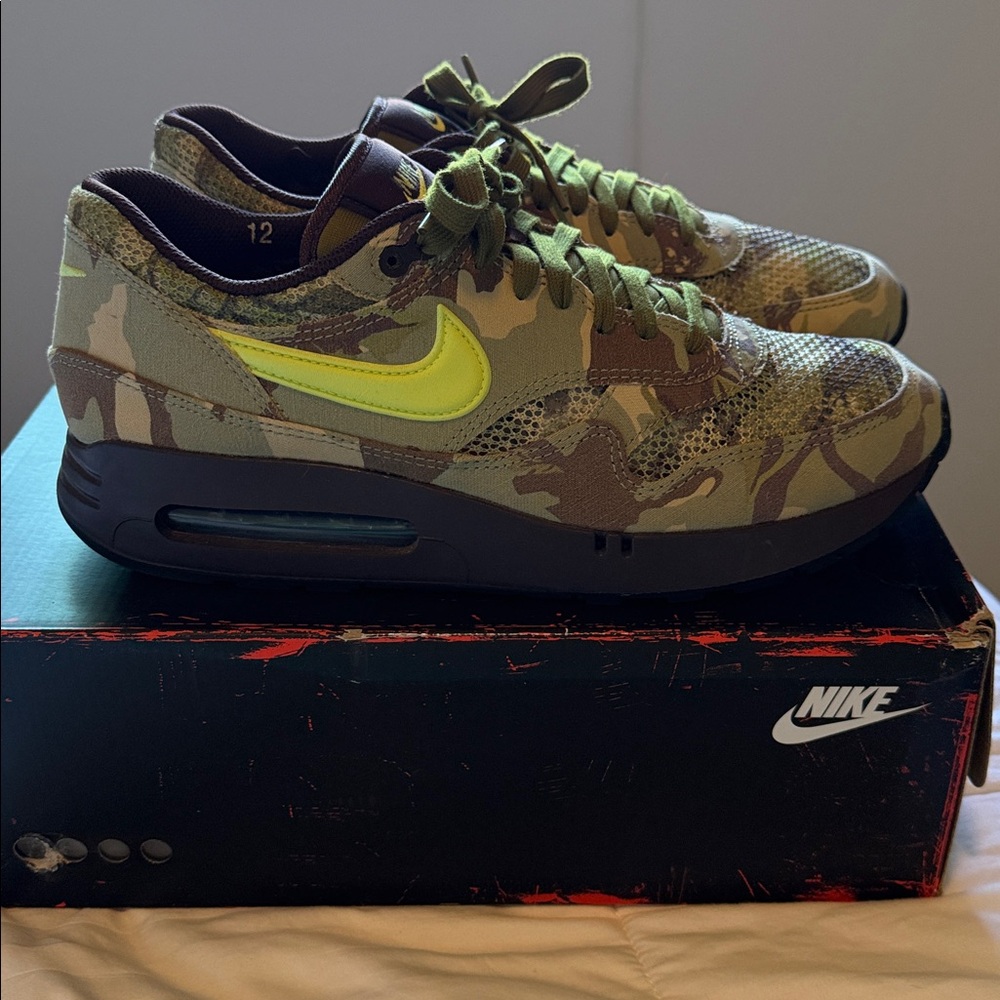 Nike AIR MAX 1 ‘86 OG “Big Bubble Camo” Size 12 W/box - Picture 4 of 4